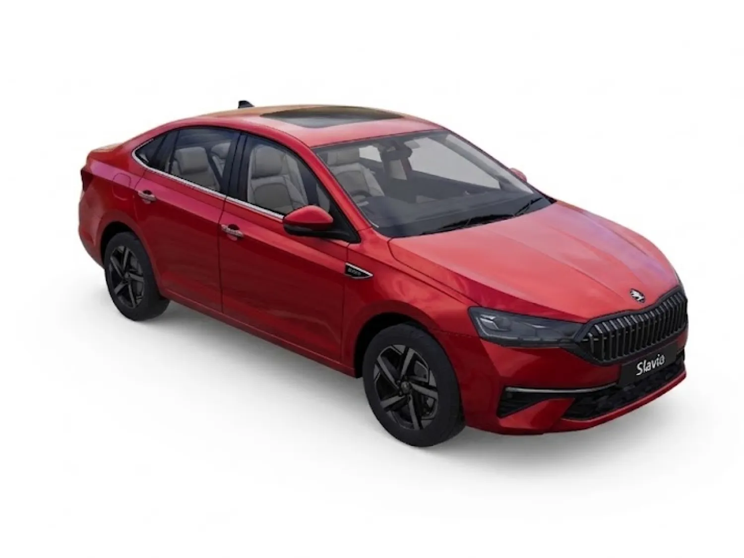 Skoda Slavia Cherry Red
